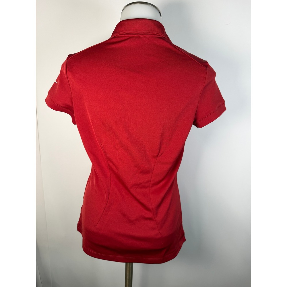 Nike Golf Arizona Diamondbacks Dri-FIT Polo Shirt Red Womens Small MLB Fan Gear - Picture 4 of 10
